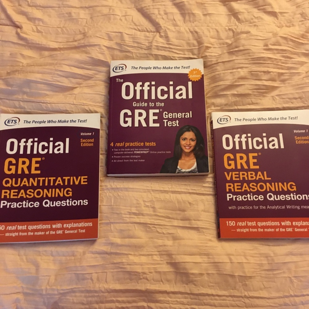 GRE Textbooks 2nd edition 3 Pack